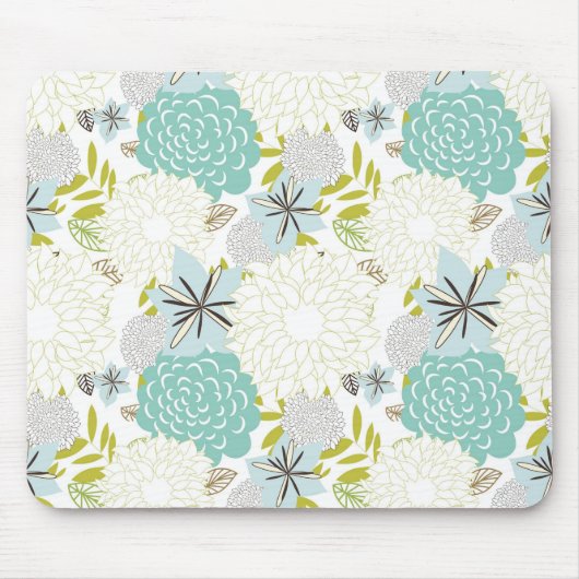 Tapis De Souris arrière - plan floral (Devant)