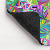 Tapis De Souris Arrière - plan géométrique Abstrait prismatique (Coin)