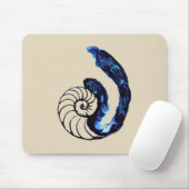 Tapis De Souris Arrière - plan personnalisable de noir d'orphelin (Avec souris)