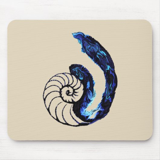 Tapis De Souris Arrière - plan personnalisable de noir d'orphelin (Devant)