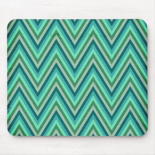 Tapis De Souris Arrière - plan rayé de zigzag (Devant)