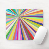 Tapis De Souris Arrière - plan rayé frais (Avec souris)