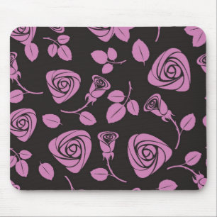 Tapis De Souris Arrière - plan rose floral