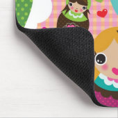 Tapis De Souris Arrière - plan russe d'illustration de poupée (Coin)