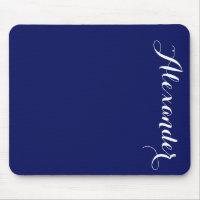 Arrière - plan solide de bleu marine, monogramme