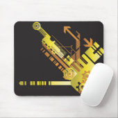 Tapis De Souris Arrière - plan tramé technique 5 (Avec souris)