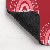 Tapis De Souris Arrière - plan Valentin avec amour des coeurs (Coin)