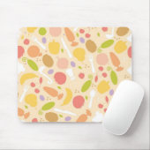 Tapis De Souris Arrière - plan végétarien de motif de cuisine (Avec souris)