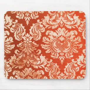 Tapis De Souris Arrière - plan vintage floral de papier peint