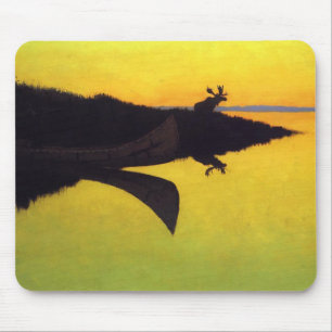 Tapis De Souris Arrivée à l'appel ~ Frederic Remington