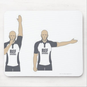 Tapis De Souris Arrivée de rugby signalisation de pénalité coup de