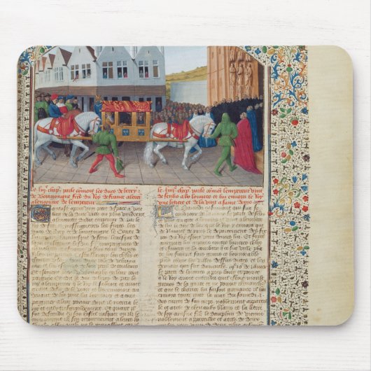 Tapis De Souris Arrivée d'empereur Charles IV (Devant)