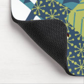 Tapis De Souris Arrondi Rectangles modernes du milieu du siècle (Coin)