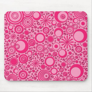 Tapis De Souris Arrondis, Panier de souris 2Tone Rose Ordinateur