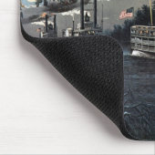 Tapis De Souris Arrondissage d'une courbure sur le bateau à  (Coin)