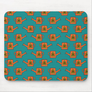 Tapis De Souris Arrosage orange avec tournesol