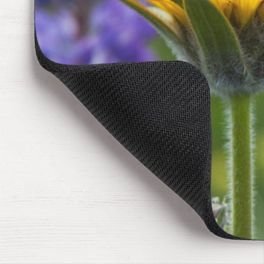 Tapis De Souris Arrowley Root and Lupine in Spring Bloom (Coin)