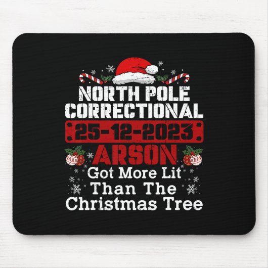 Tapis De Souris Arson Correctionnel Du Pôle Nord A Obtenu Plus De  (Devant)