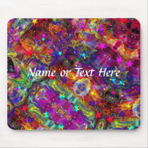Tapis De Souris Art Abstrait coloré personnalisable