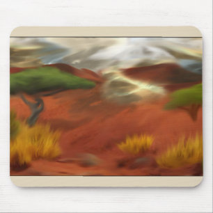 Tapis De Souris Art abstrait de l'aube dans l'Outback australien