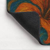Tapis De Souris Art abstrait de tulipes (Coin)