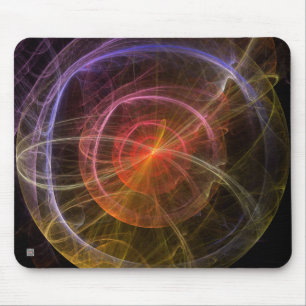 Tapis De Souris Art abstrait nouveau monde