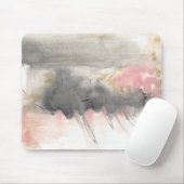 Tapis De Souris Art abstrait or rose (Avec souris)