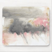 Tapis De Souris Art abstrait or rose (Devant)