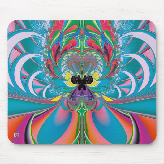 Tapis De Souris Art abstrait papillon d'été (Devant)
