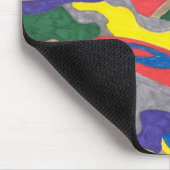 Tapis De Souris Art Abstrait "Picasso Cat" (Coin)