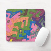 Tapis De Souris Art Abstrait "WildLife" (Avec souris)