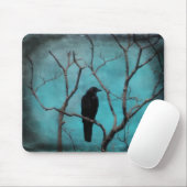 Tapis De Souris Art Aqua Raven (Avec souris)