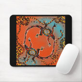 TAPIS DE SOURIS ART AUSTRALIE (Avec souris)