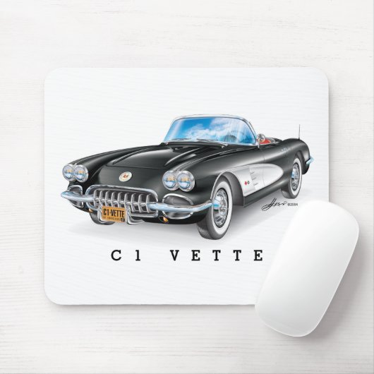 TAPIS DE SOURIS ART AUTOMOBILE C-ONE (Avec souris)