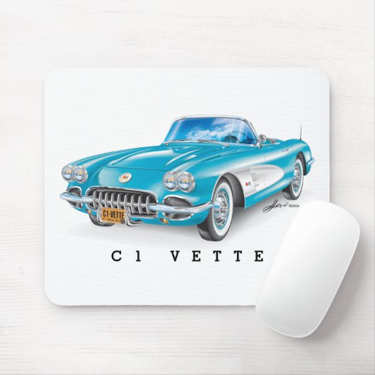 TAPIS DE SOURIS ART AUTOMOBILE C-ONE (Avec souris)