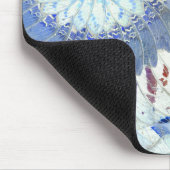 Tapis De Souris Art bleu Mousepad d'aile de papillon (Coin)