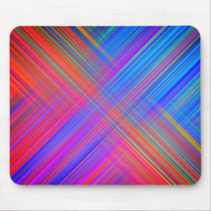 Tapis De Souris Art Boho Coloré Stripes