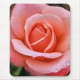 Tapis De Souris Art botanique romantique Rose Imprimer