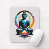 Tapis De Souris Art Bouddha Zen (Avec souris)