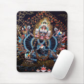 Tapis De Souris Art bouddhiste tibétain (Chemckok Heruka) (Avec souris)