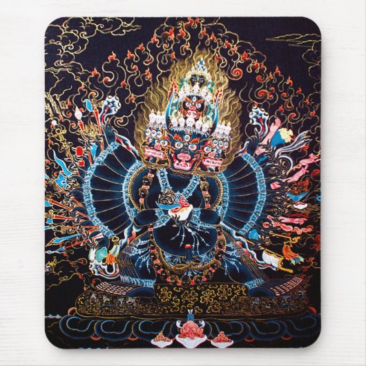 Tapis De Souris Art bouddhiste tibétain (Chemckok Heruka) (Devant)