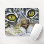 Tapis De Souris Art Chat - Lien (Avec souris)