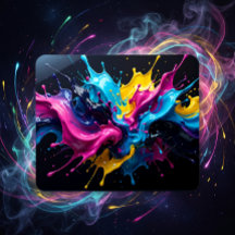 Art cosmique Explosion colorée du Big Bang