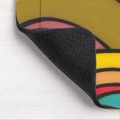 Tapis De Souris Art couleur Abstrait (Coin)