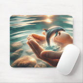 Tapis De Souris Art dauphin (Avec souris)