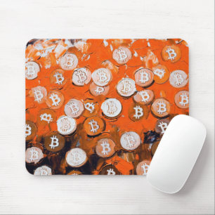 Tapis De Souris Art de Bitcoin (#2) peinture à l'huile