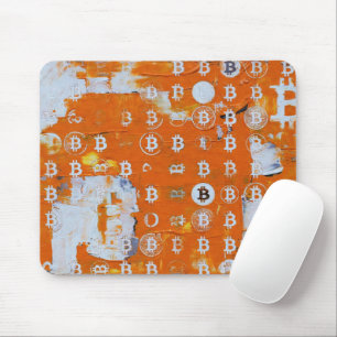 Tapis De Souris Art de Bitcoin (#3) peinture à l'huile