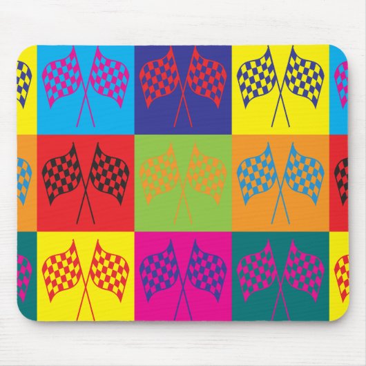 Tapis De Souris Art de bruit de NASCAR (Devant)