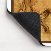Tapis De Souris Art de cheval de Leonardo da Vinci (Coin)
