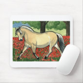 Tapis De Souris ART de CHEVAL norvégien de fjord (Avec souris)